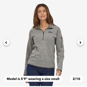 Patagonia Better Sweater Quarter-Zip Fleece Pullover - Women's small